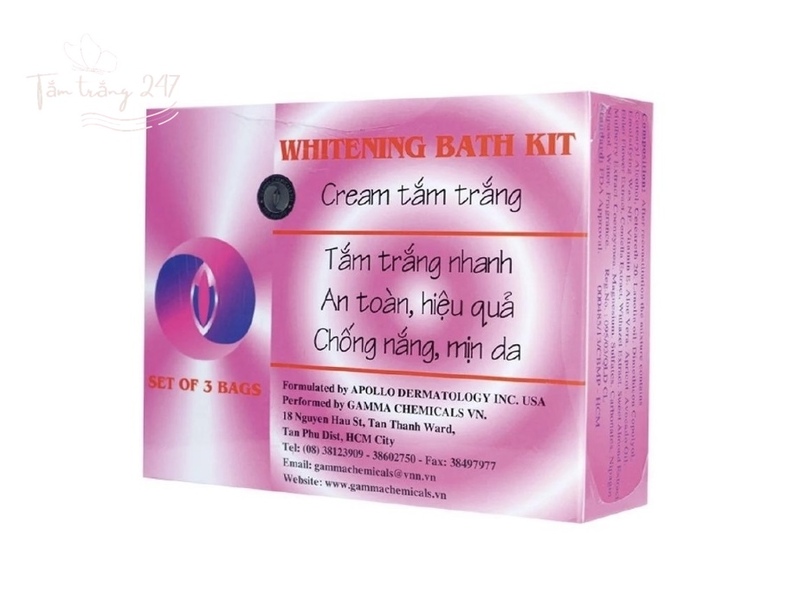 Kem tắm trắng body tốt nhất hiện nay Gamma Việt Nam