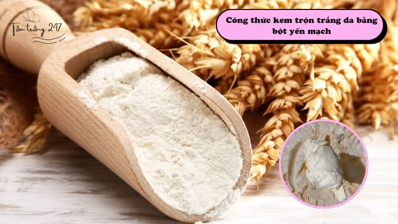 Kem trắng da body từ cám gạo 