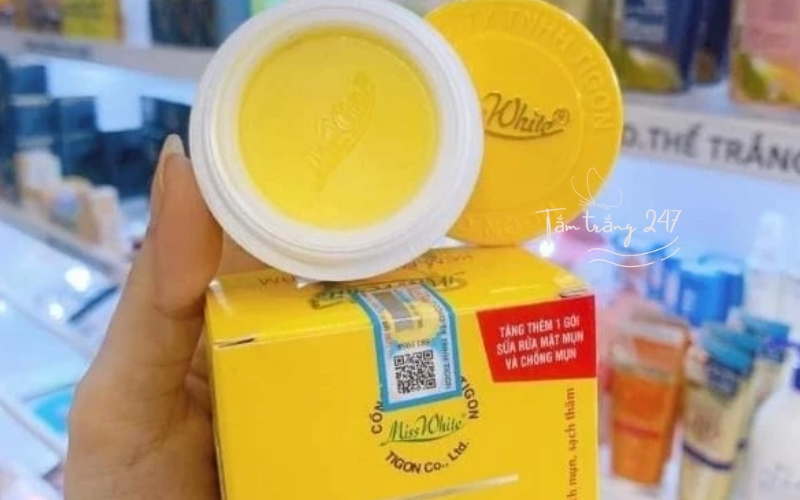 Kem Miss White không chứa corticoid, an toàn khi sử dụng cho làn da