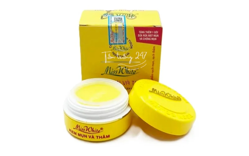 Kem miss white có chứa corticoid không