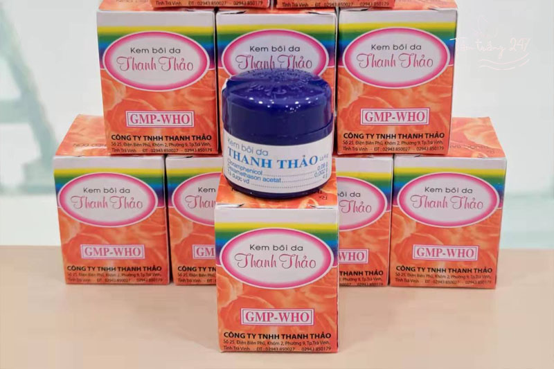 Kem thanh thảo có chứa corticoid không